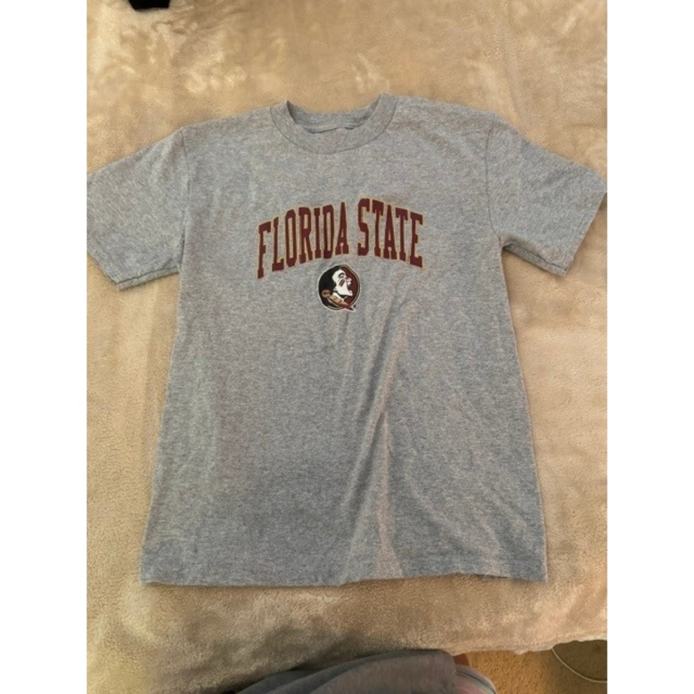 Champion Florida State Seminoles Kids T-Shirt Heather Gray Youth Large 10-12 FSU